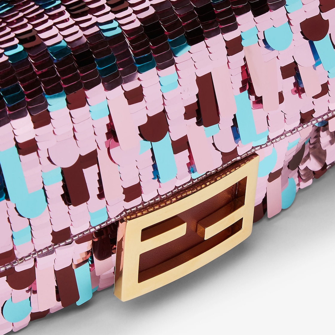 FENDI Baguette® Mini Multicolor sequin bag - Image 3